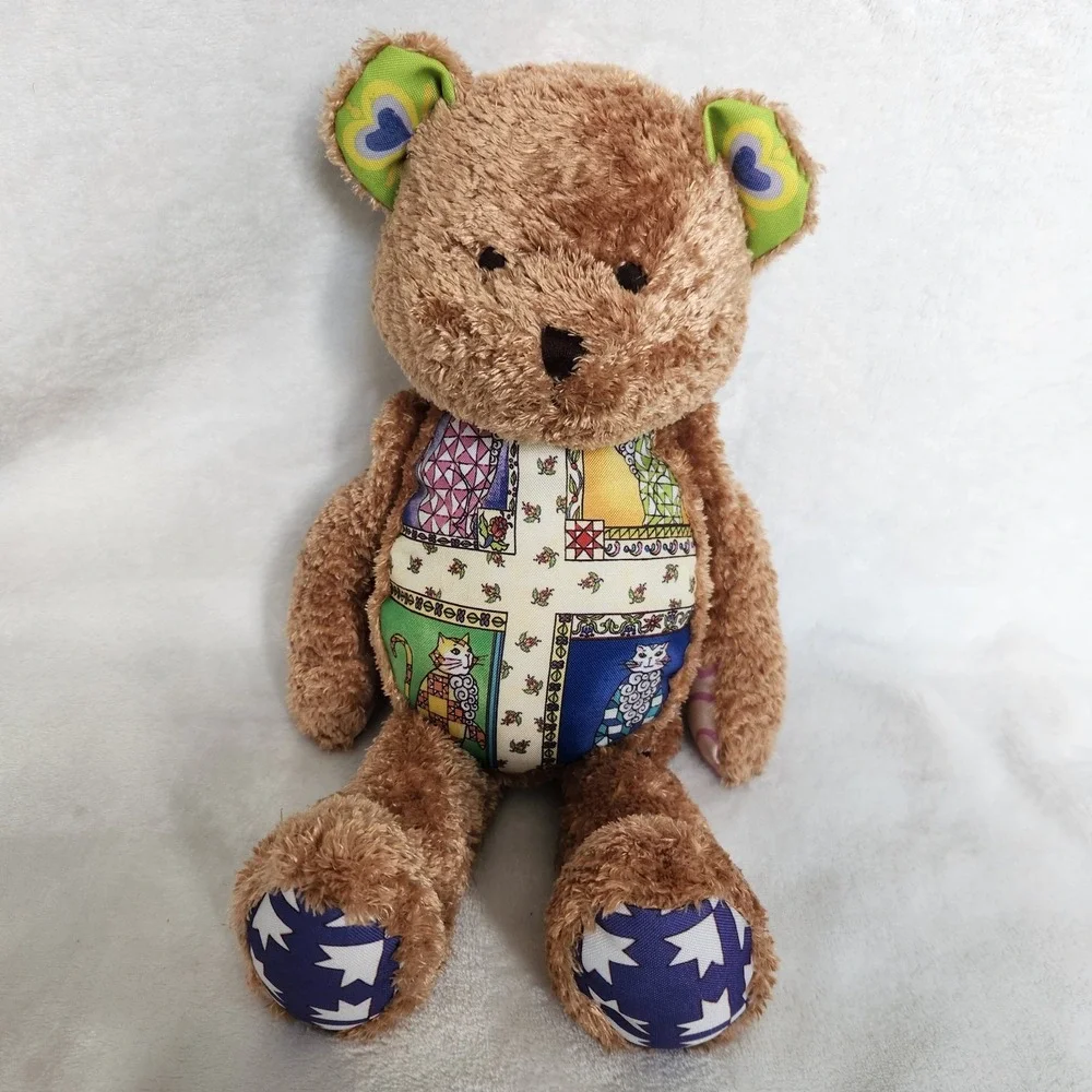 Jim Shore Boyds Bear WHISKERS Jointed Plush 2006 Cat Print‎ New NWT
